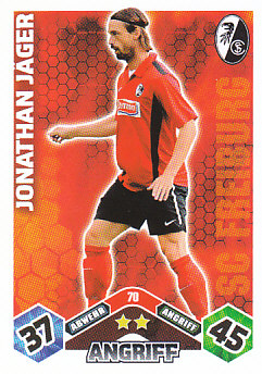 Jonathan Jager SC Freiburg 2010/11 Topps MA Bundesliga #70